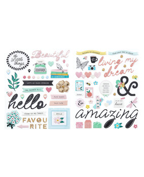 Spellbinders Rosie's Studio Hello It's Me! Puffy Stickers (168839)