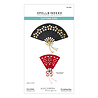 Spellbinders Spring in Kyoto Etched Dies Fan & Bow (S4-1440) Spellbinders Spring in Kyoto Etched Dies Fan & Bow (S4-1440)