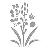 Spellbinders Wildflowers Etched Dies Layered Gladiolus (S4-1429)
