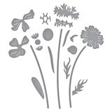 Spellbinders Wildflowers Etched Dies Layered Wildflowers (S4-1430)