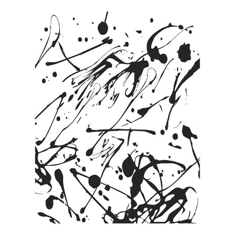 Spellbinders Take Note BetterPress Plate Memo Splatter (BP-302)