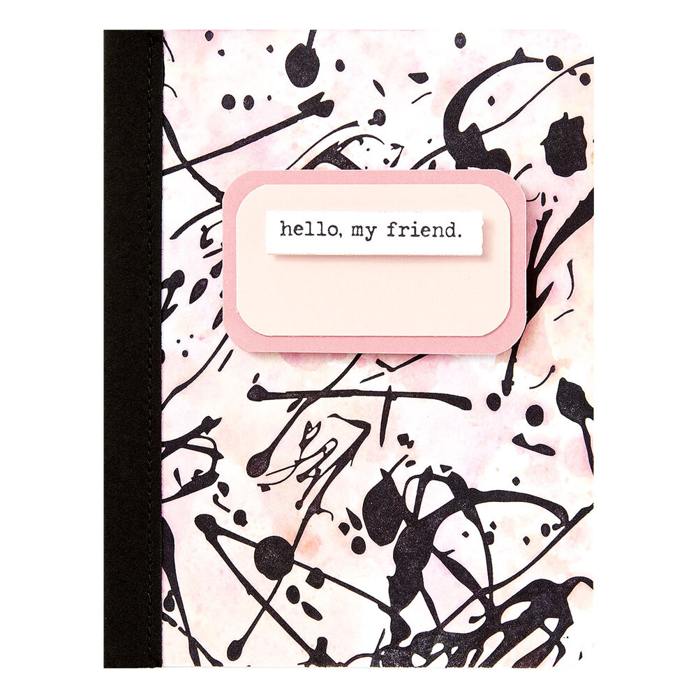Spellbinders Take Note BetterPress Plate Memo Splatter (BP-302)
