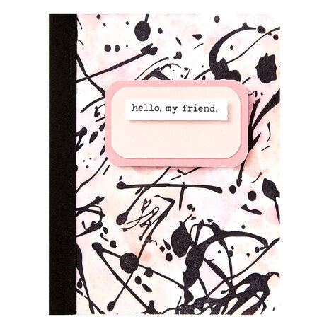 Spellbinders Take Note BetterPress Plate Memo Splatter (BP-302)