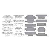 Spellbinders Take Note BetterPress Plate & Die Set Reel Color Sentiments (BP-296) Spellbinders Take Note BetterPress Plate & Die Set Reel Color Sentiments (BP-296)