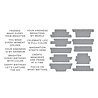 Spellbinders Take Note BetterPress Plate & Die Set Reel Color Sentiments (BP-296) Spellbinders Take Note BetterPress Plate & Die Set Reel Color Sentiments (BP-296)