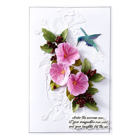 Spellbinders Summer Solstice Garden Etched Dies Petunia and Hummingbird (S4-1434) Spellbinders Summer Solstice Garden Etched Dies Petunia and Hummingbird (S4-1434)