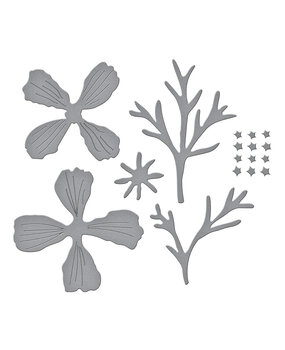 Spellbinders Summer Solstice Garden Etched Dies Cosmos (S4-1436)