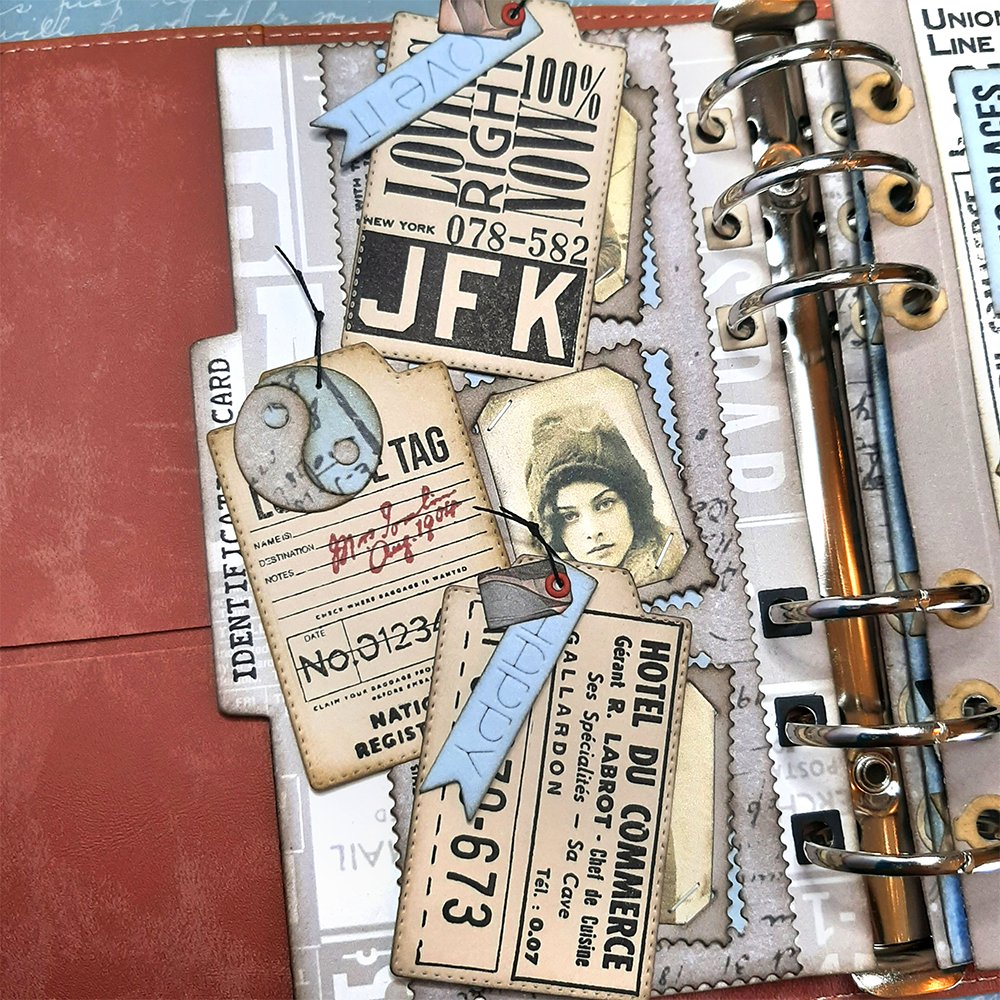 Elizabeth Craft Designs Once in a Lifetime Stamps Travels From The Past 3 (CS408)