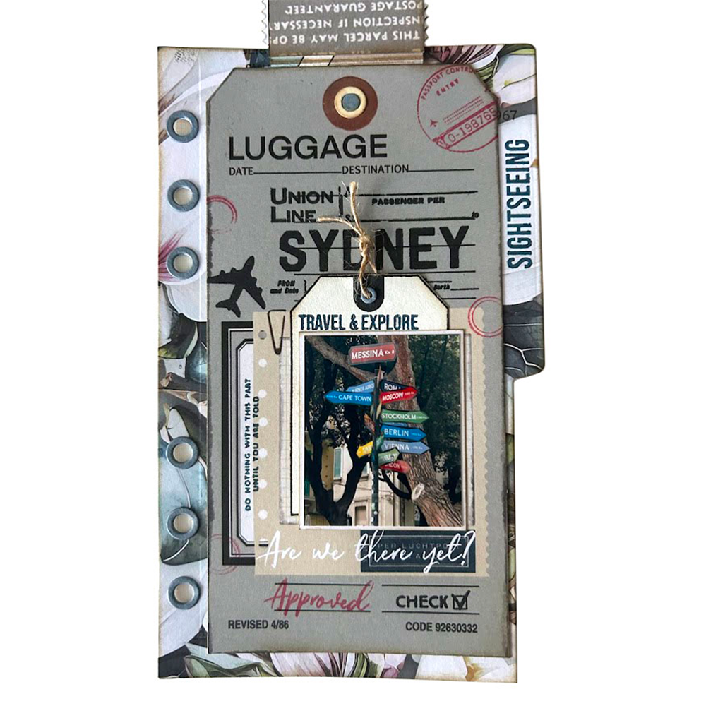 Elizabeth Craft Designs Once in a Lifetime Stamps Travels From The Past 3 (CS408)