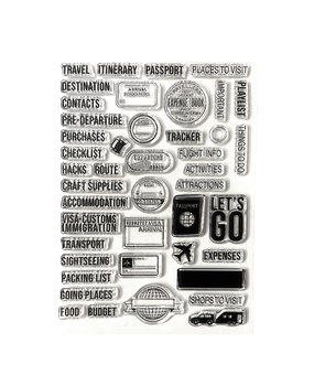 Elizabeth Craft Designs Once in a Lifetime Stamps Travel Journal (CS409)