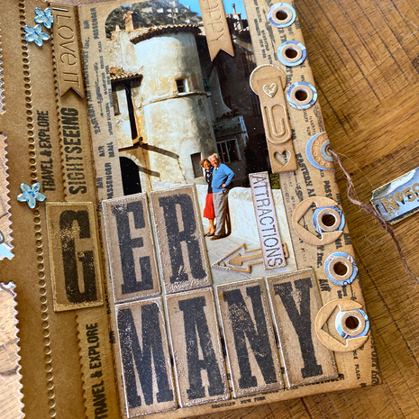 Elizabeth Craft Designs Once in a Lifetime Stamps Bold Alphabet (CS410)