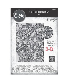 Sizzix 3D Texture Fades by Tim Holtz A5 Entangled Large (666886)