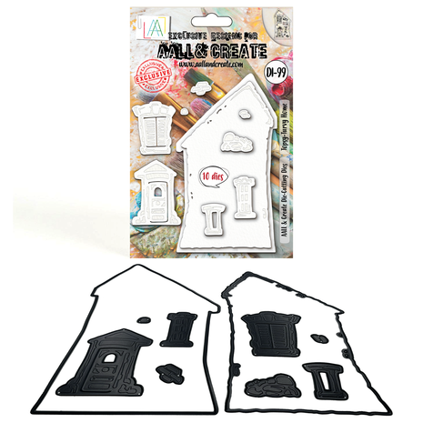 Aall and Create Storyland Structures Die Set Topsy-Turvy Home (AALL-DI-099) Aall and Create Storyland Structures Die Set Topsy-Turvy Home (AALL-DI-099)