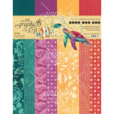 Graphic 45 Seas the Day 8,5x11 Inch Patterns & Solids Pack (4503023)
