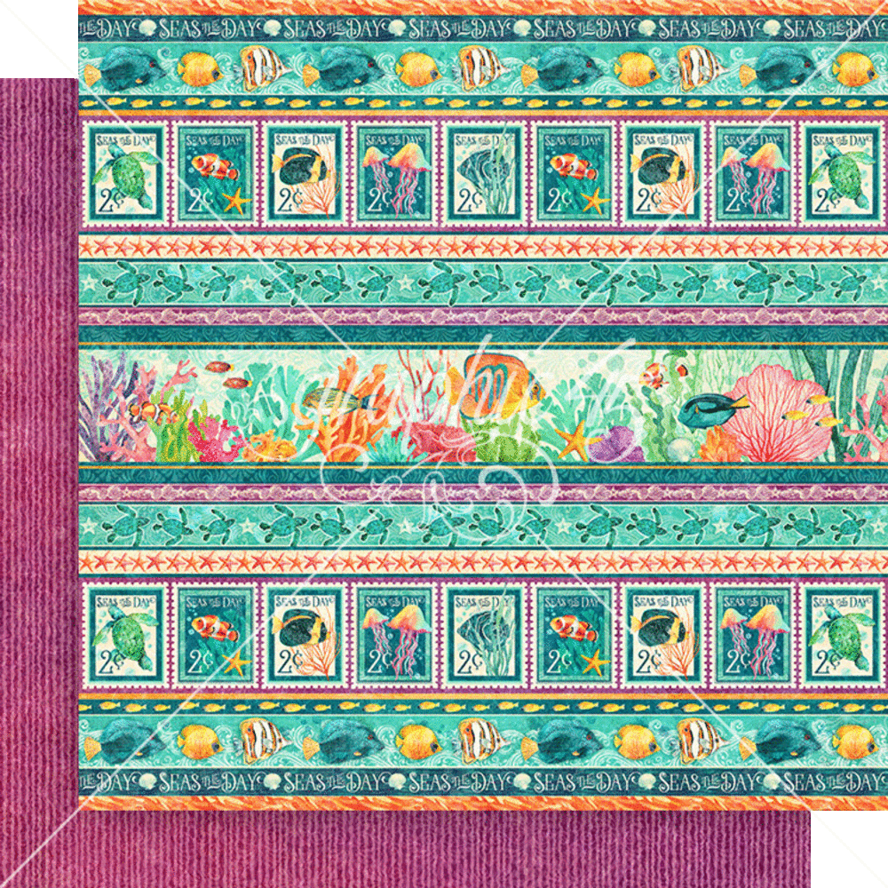 Graphic 45 Seas the Day 8x8 Inch Collection Pack (4503021)