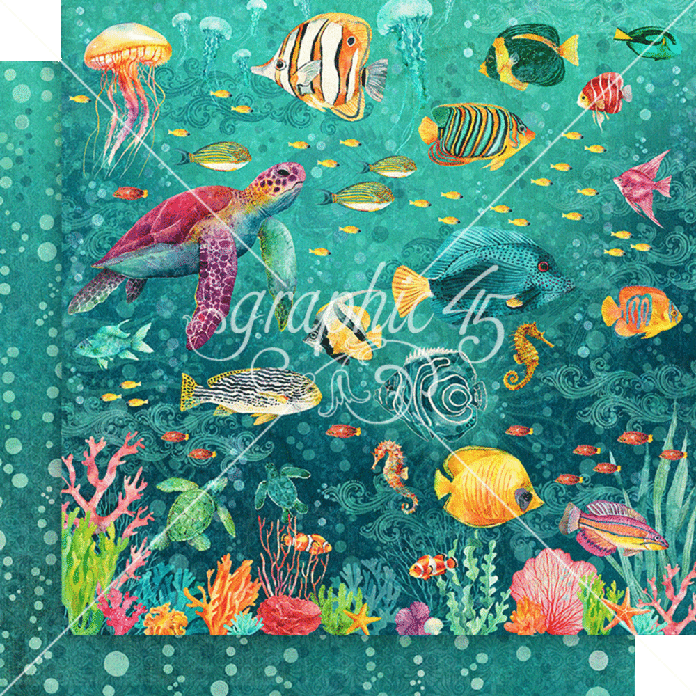 Graphic 45 Seas the Day 8x8 Inch Collection Pack (4503021)