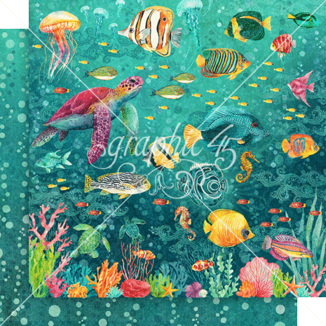 Graphic 45 Seas the Day 8x8 Inch Collection Pack (4503021)