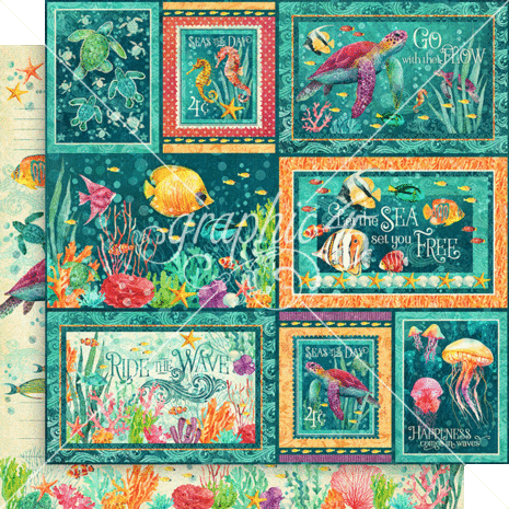 Graphic 45 Seas the Day 8x8 Inch Collection Pack (4503021)