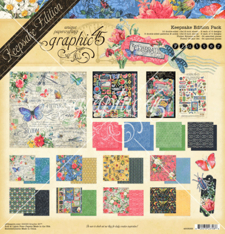 Graphic 45 Flutter Keepsake Edition (4503033) Graphic 45 Flutter Keepsake Edition (4503033)
