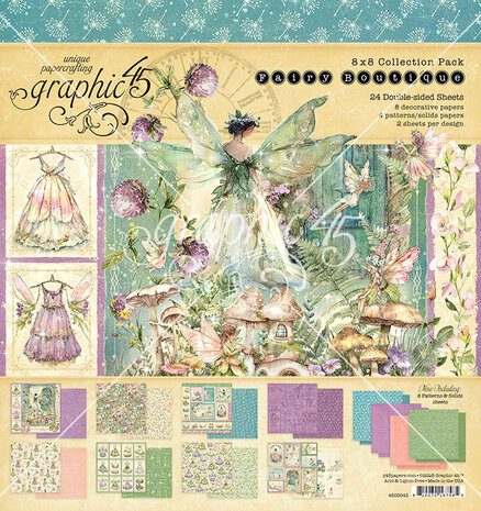 Graphic 45 Fairy Boutique 8x8 Inch Collection Pack (4503043)