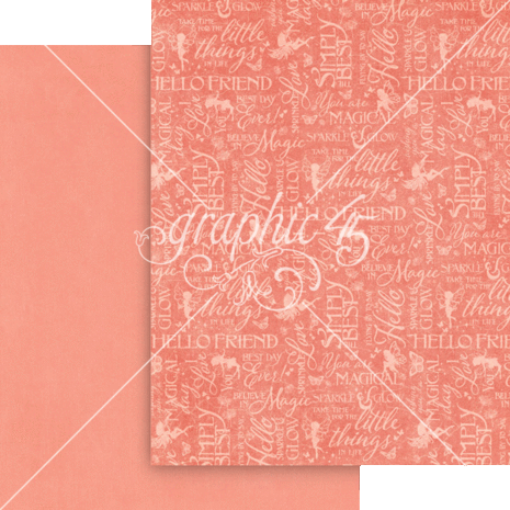 Graphic 45 Fairy Boutique 8,5x11 Inch Patterns & Solids Pack (4503045)