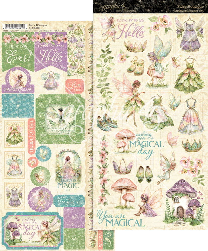 Graphic 45 Fairy Boutique Sticker Set (4503046)