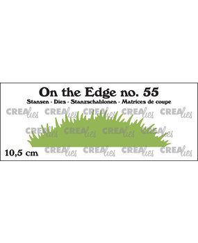 Crealies On The Edge Stansen No. 55 Grasheuvel Kort Gras (CLOTE55)