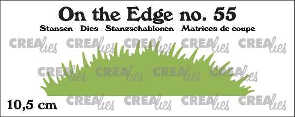 Crealies On The Edge Dies No. 55 Grass Hill Short Grass (CLOTE55)