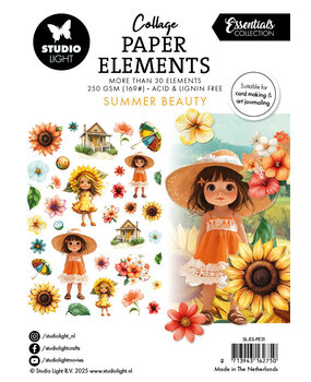 Studio Light Summer Beauty Collage Paper Elements (SL-ES-PE31) Studio Light Summer Beauty Collage Paper Elements (SL-ES-PE31)