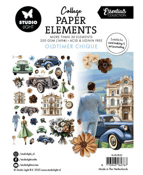 Studio Light Oldtimer Chique Collage Paper Elements (SL-ES-PE32) Studio Light Oldtimer Chique Collage Paper Elements (SL-ES-PE32)