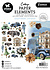 Oldtimer Chique Collage Paper Elements (SL-ES-PE32) Oldtimer Chique Collage Paper Elements (SL-ES-PE32)
