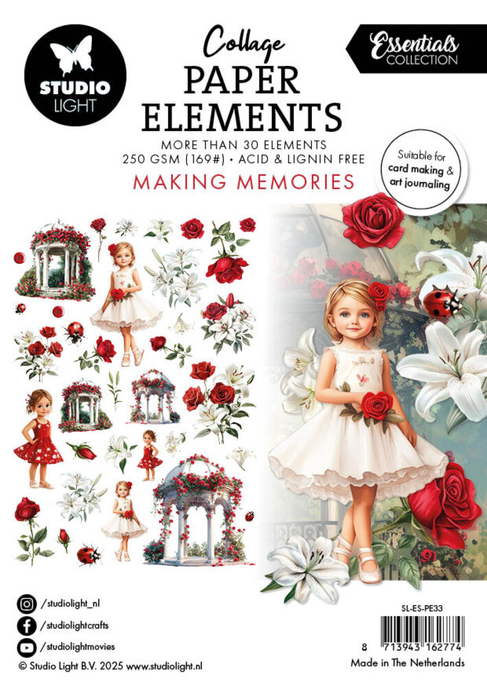Studio Light Making Memories Collage Paper Elements (SL-ES-PE33) Studio Light Making Memories Collage Paper Elements (SL-ES-PE33)