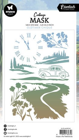 Studio Light Oldtimer Chique Collage Mask (SL-ES-MASK365) Studio Light Oldtimer Chique Collage Mask (SL-ES-MASK365)
