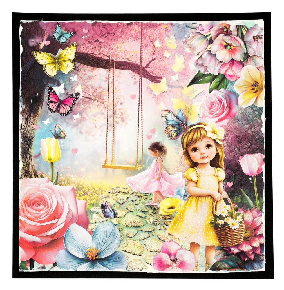 Studio Light Fluttering Flowers 8x8 Inch Collage Paper Pad (SL-ES-CPP375) Studio Light Fluttering Flowers 8x8 Inch Collage Paper Pad (SL-ES-CPP375)
