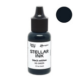Ranger Simon Hurley create. Stellar Black Widow Re-Inker 0.5 fl oz (HUI89919)