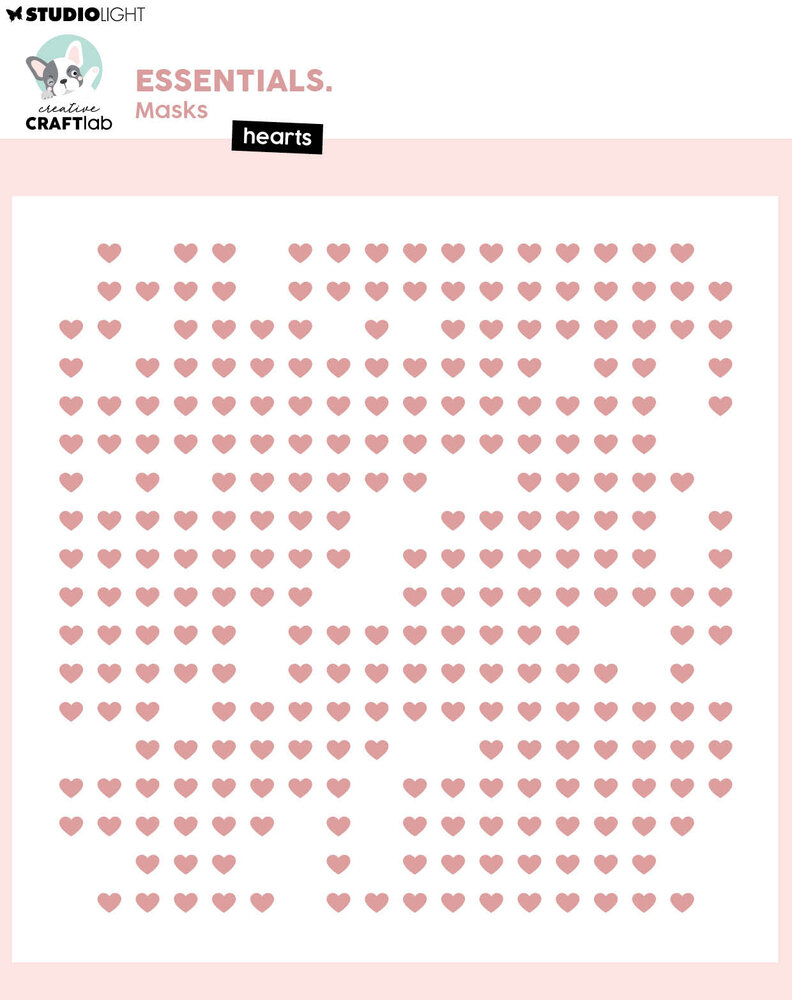 Creative Craftlab Hearts Essentials Masks (CCL-ES-MASK370) Creative Craftlab Hearts Essentials Masks (CCL-ES-MASK370)