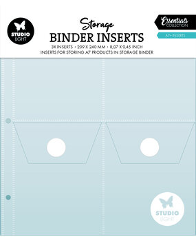 Studio Light Storage A7 Binder Inserts (3pcs) (SL-TO-STOR12) (BASIC)