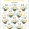 Doodlebug Design Bee Happy Honey Bees Shape Sprinkles (8827) Doodlebug Design Bee Happy Honey Bees Shape Sprinkles (8827)