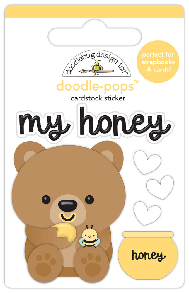 Doodlebug Design Bee Happy My Honey Doodle-Pops (8829) Doodlebug Design Bee Happy My Honey Doodle-Pops (8829)