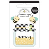 Doodlebug Design Bee Happy Honey Bees Shaker-Pops (8832)