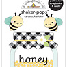 Doodlebug Design Bee Happy Honey Bees Shaker-Pops (8832) Doodlebug Design Bee Happy Honey Bees Shaker-Pops (8832)