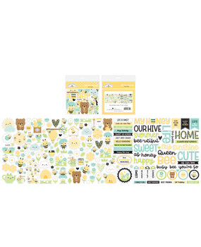 Doodlebug Design Bee Happy Die-Cuts All The Things (8842) Doodlebug Design Bee Happy Die-Cuts All The Things (8842)