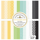 Doodlebug Design Bee Happy 12x12 Inch Petite Prints Assortment Pack (8854)