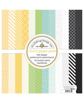Doodlebug Design Bee Happy 12x12 Inch Petite Prints Assortment Pack (8854) Doodlebug Design Bee Happy 12x12 Inch Petite Prints Assortment Pack (8854)