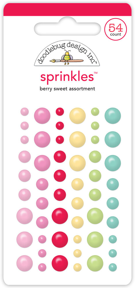 Doodlebug Design Berry Sweet Assortment Sprinkles (8858) Doodlebug Design Berry Sweet Assortment Sprinkles (8858)