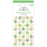 Doodlebug Design Berry Sweet Blossoms Shape Sprinkles (8860)