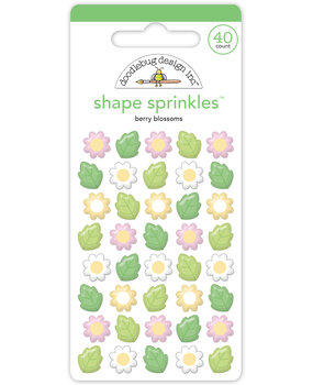 Doodlebug Design Berry Sweet Blossoms Shape Sprinkles (8860) Doodlebug Design Berry Sweet Blossoms Shape Sprinkles (8860)