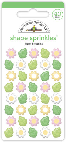 Doodlebug Design Berry Sweet Blossoms Shape Sprinkles (8860) Doodlebug Design Berry Sweet Blossoms Shape Sprinkles (8860)