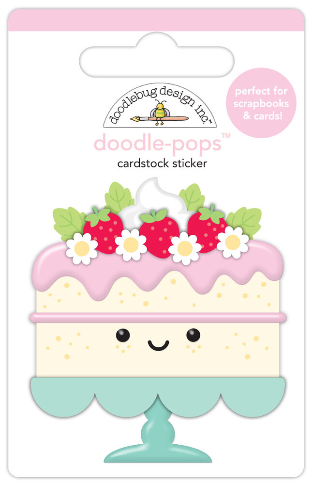 Doodlebug Design Berry Sweet Strawberry Shortcake Doodle-Pops (8861) Doodlebug Design Berry Sweet Strawberry Shortcake Doodle-Pops (8861)