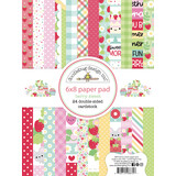 Doodlebug Design Berry Sweet 6x8 Inch Paper Pad (8875)